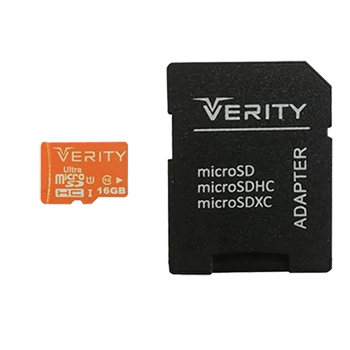 کارت حافظه micro SDHC وریتی مدل high speed کلاس 10 استاندارد UHS-IU1 سرعت 95MBps ظرفیت 16 گیگابایت به همراه آداپتور SD